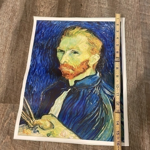 Vincent van Gogh art self portrait print on canvas - Picture 4 of 5